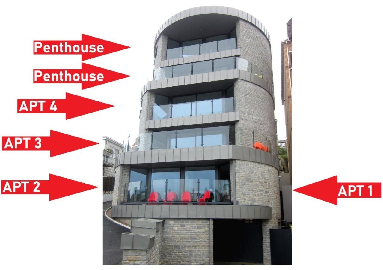 2 The View Apartments Ilfracombe - Seafront, Parking, Lift, Ev Esterno foto